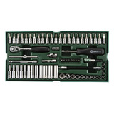 Sata 66 Pc. 1/4 Dr 6 Pt Juego De Bandejas De Zocalos, Metric