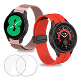 Correa Metal + Silicona Para Samsung Galaxy Watch 4 5 6 Mica