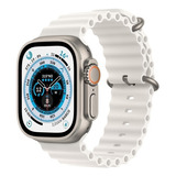 Apple watch ultra Titânio 49 mm Pulseira Oceano Branca Cor Da Pulseira Branca/oceano