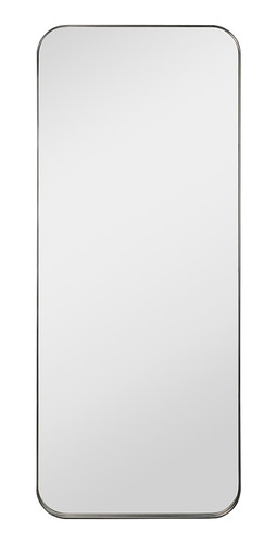 Espelho Grande Corpo Inteiro De Parede Moldura Aço 170x70cm