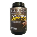 Suplemento En Polvo Evolution  Wp100 Proteínas Sabor Chocolate En Pote De 1.4kg