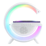 Carregador Sem Fio Luminária G Speaker Rgb Carregador