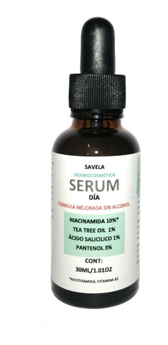 Serum Dia, Niacinamida 10%, Pantenol, Ac. Salicilico 30ml  