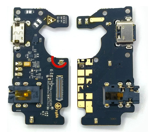 Placa Pin Mic Carga Para Zte V30 Vita