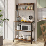 Bestier Kitchen Baker's Rack Coffee Station Microondas Horno