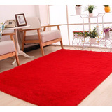 Alfombra Color Rojo Tipo Arabe