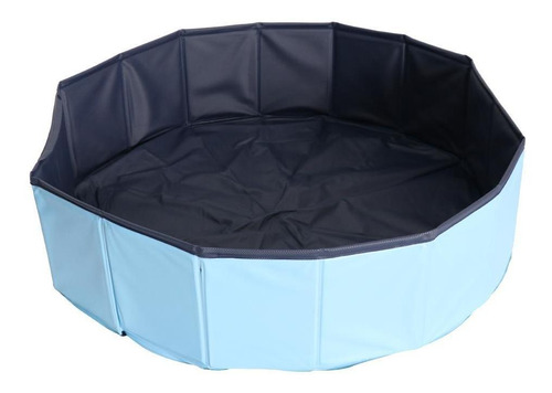 Mascota Perro Gato Piscina De Baño Azul Claro 80x20cm