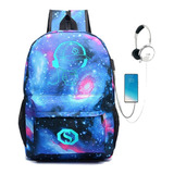 Mochila Luminous Usb Recarregável