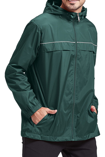 V Valanch Chaqueta Impermeable Ligera Para Hombre, Rompevien