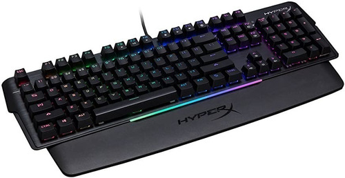 Teclado Gamer Hyperx Mars Cor Preto Com Luz Rgb