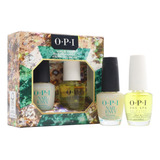 Kit Calcio Fortalecedor Y Aceite De Cutículas Opi Uñas 15ml Color Multicolor