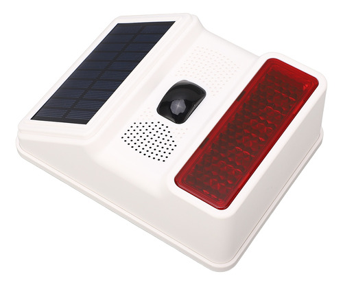 Alarma Solar Inalámbrica Dc 5v 433mhz 100db Sensor Infrarroj