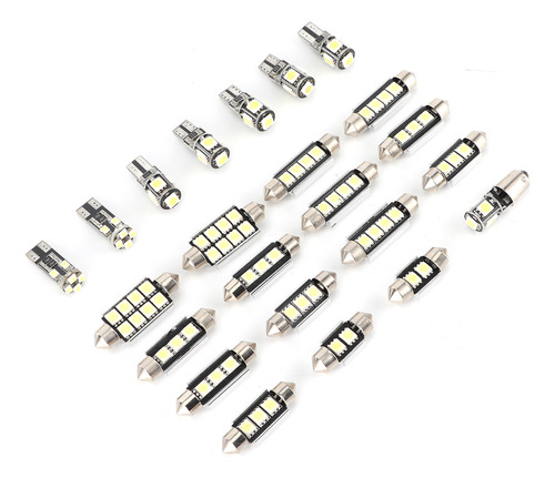 23 Bombillas Led Para Coche, Luz Blanca, T10, 5 W, 5050, Chi