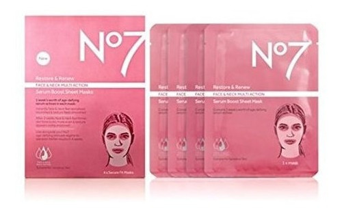 No7 Restaurar Y Renovar Multi Accion Cara Y Cuello Serum Boo