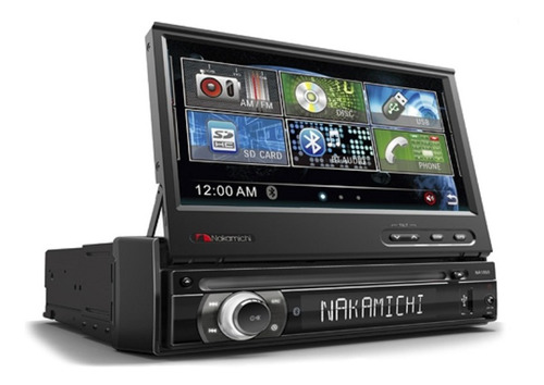 Radio Nakamichi Na1855 1din Motorizado 7 Pulgadas Gps 50w