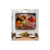 Quadro Decorativo 1 Peça 40x60 Temperos Para Cozinha 