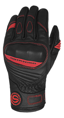 Guantes De Piel De Oveja Para Conducir Motocicletas Four Sea