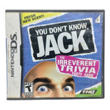 You Don't Know Jack? Juego Original Nintendo Ds/2ds