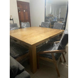 Comedor De Madera Cuadrado