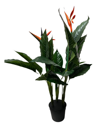 Planta Artificial Strelitzia Con Flor Ave Del Paraiso