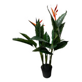 Planta Artificial Strelitzia Con Flor Ave Del Paraiso