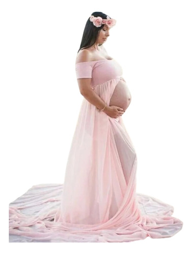 Vestido De Embarazada Sesión De Fotos Playa E003