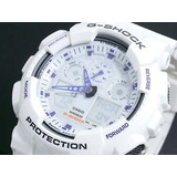 Reloj Casio Ga-100a-7a G-shock Shock Resist-blanco