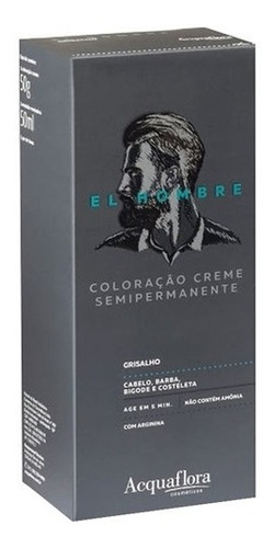 Acquaflora El Hombre Kit Coloração 50g - Grisalho