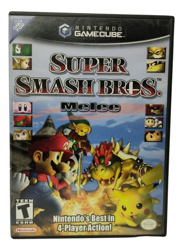 Super Smash Bros Melee Original Nintendo Game Cube 