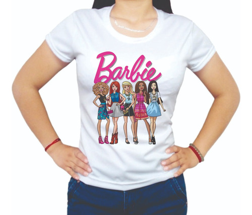 Playera Barbie - Barbie Friends - Playera Para Dama Y Niña