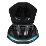 Audífono In-ear Gamer Inalámbrico Lenovo Livepods Gm2 Pro Negro Con Luz  Azul Led