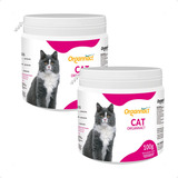 2 Cat Probiótico Organnact Suplemento Para Gatos - 100g