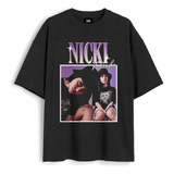 Nicki Nicole Remera Oversize - 90´´s Hip Hop Trap - Remeron