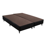 Base Sommier Linho Preto Queen (158x198x23) - Ortobom