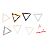 Colgante De Perlas Triangulares Acrílicas Coloridas Para Muj