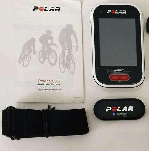 Ciclocomputador Polar V650 + Banda Cardiaca Bluetooth Smart 