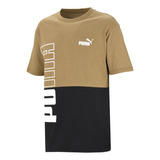 Remera Puma Power Colorblock Tee Adp Hombre