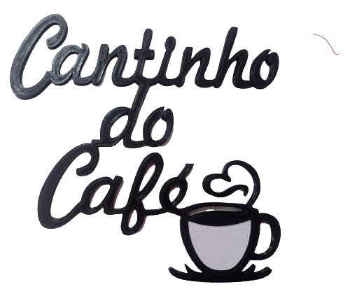 Decoração Placa Cantinho Do Café Parede Decorativo Aplique