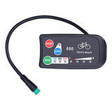 Panel De Control Led Para Bicicleta Eléctrica, 36v 48v - Acc