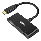 Adaptador Usb C A Hdmi 60w Pd Puerto De Carga