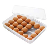 Huevera Organizador De Huevos Bandeja Para 24 Huevos C/ Tapa