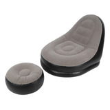 Sofá Reclinable Plegable Inflable Moderno Con Reposapiés