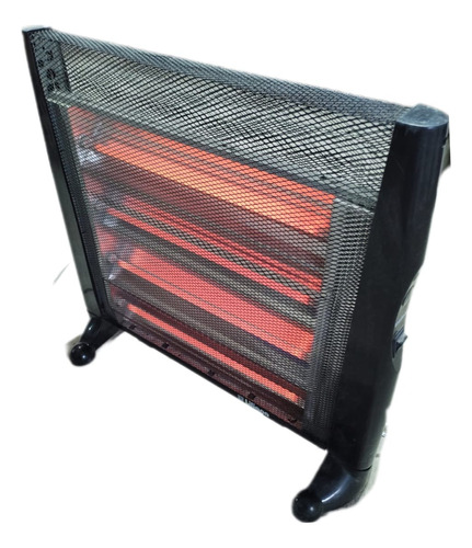 Calefactor Liliana Infrarrojo Vulcano 2200w Color Negro