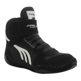 Par Botas Zapatillas Fire Sports Boxeo Negro Box Zapato