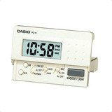 Relógio De Mesa Digital Branco Casio Pq-10