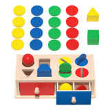 Cajas De Objetos De Madera Montessori Con Forma De Juguete A