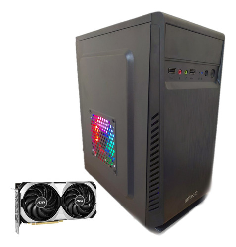 Pc Torre Gamer Cpu Core I3 7100 16ram T Video Rtx 4070 12gb