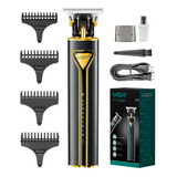 Maquina Corta Pelo Barba Trimmer Vgr V-009 Led Inalámbrica