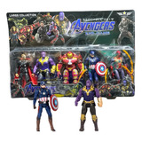 Juguete Figuras X5 Avengers Super Héroes Regalo Fiesta Niños