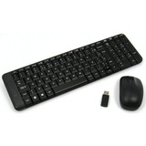 Kit Teclado E Mouse Logitech Sem Fio Mk220